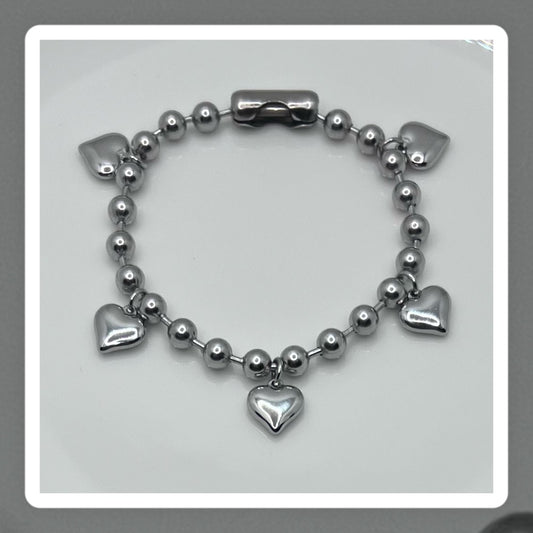 Pulsera corazones